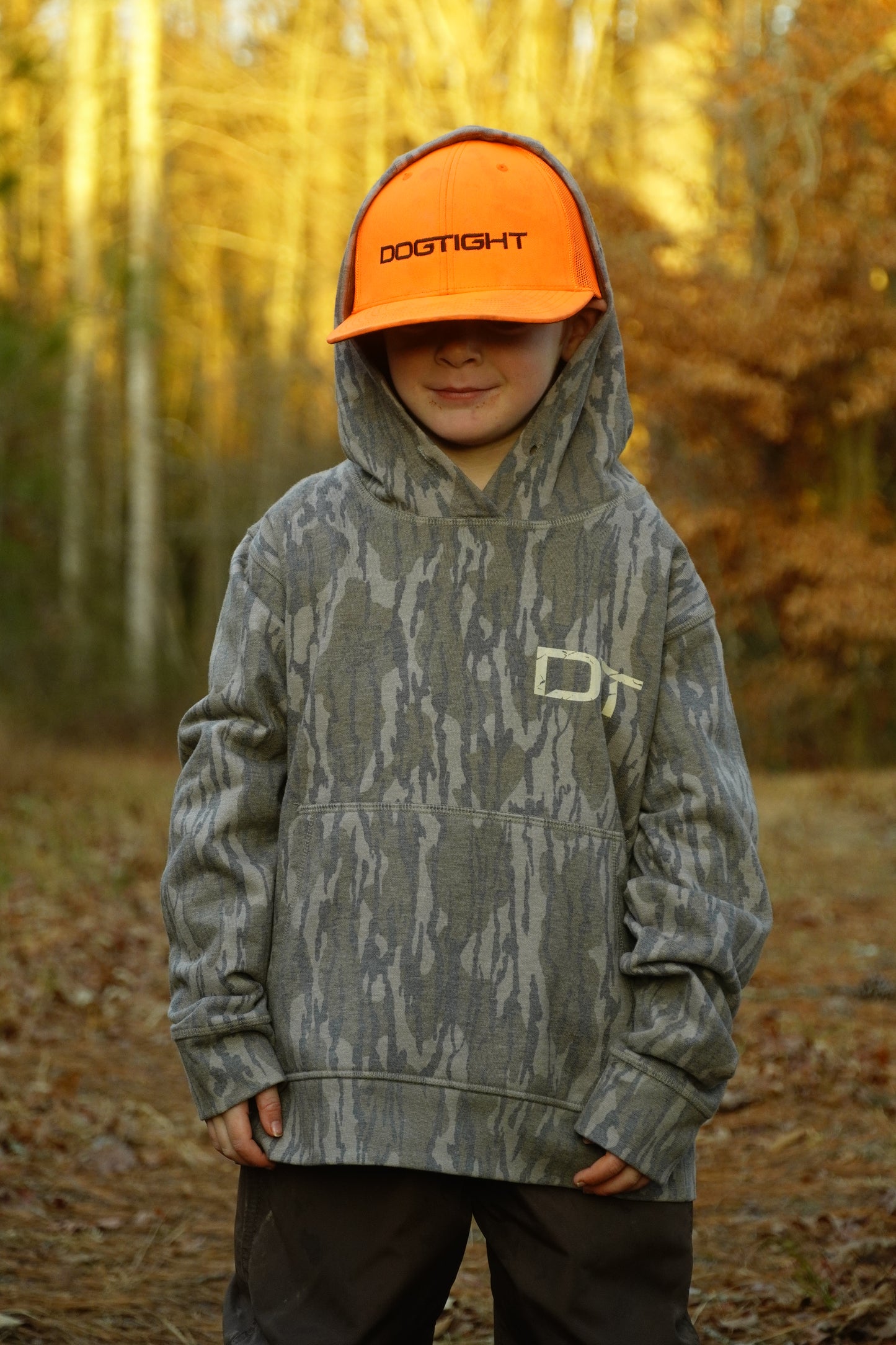 Youth Mossy Oak Bottomland Washed Out Tri-Blend Hoodie