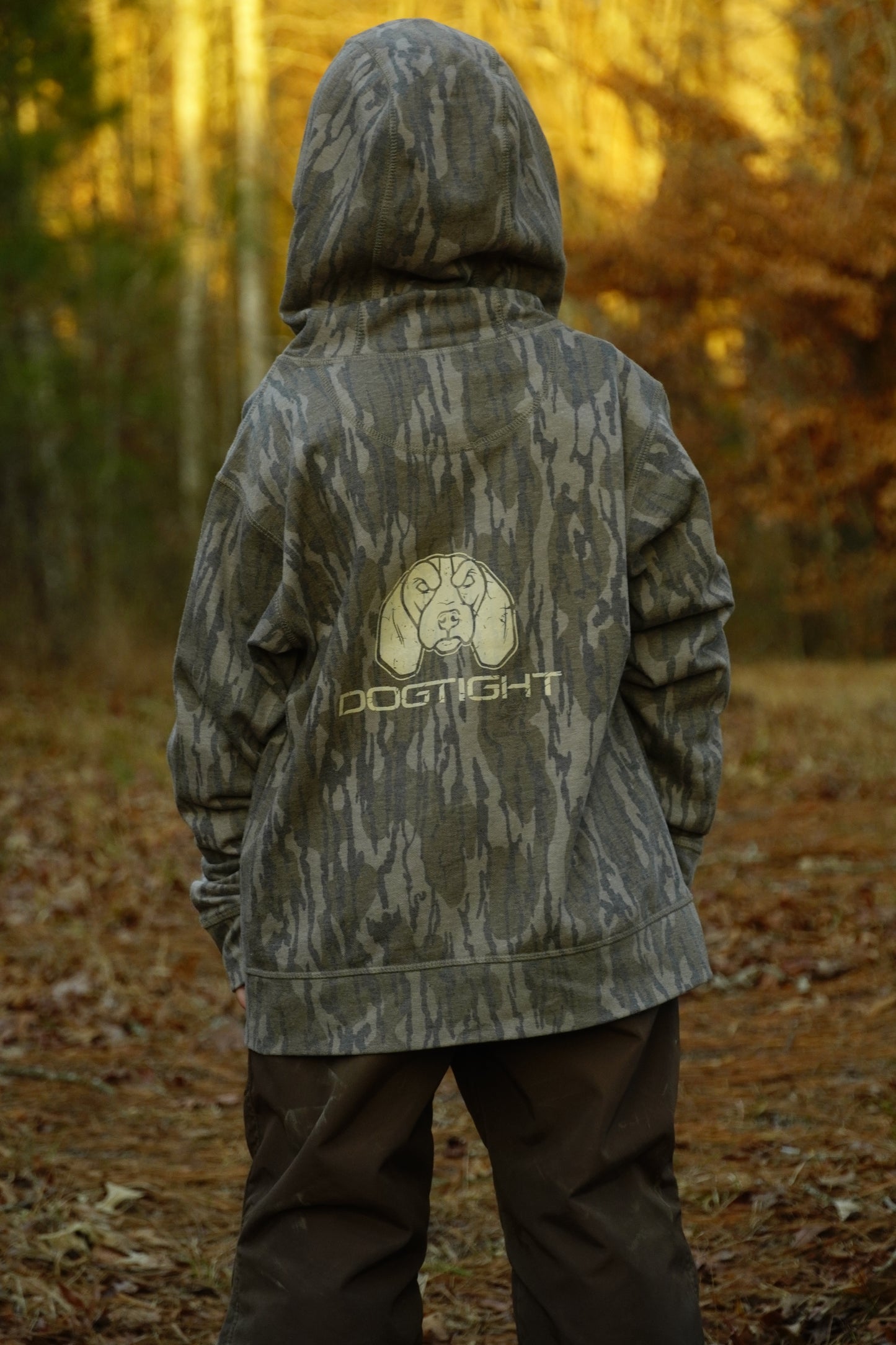Youth Mossy Oak Bottomland Washed Out Tri-Blend Hoodie