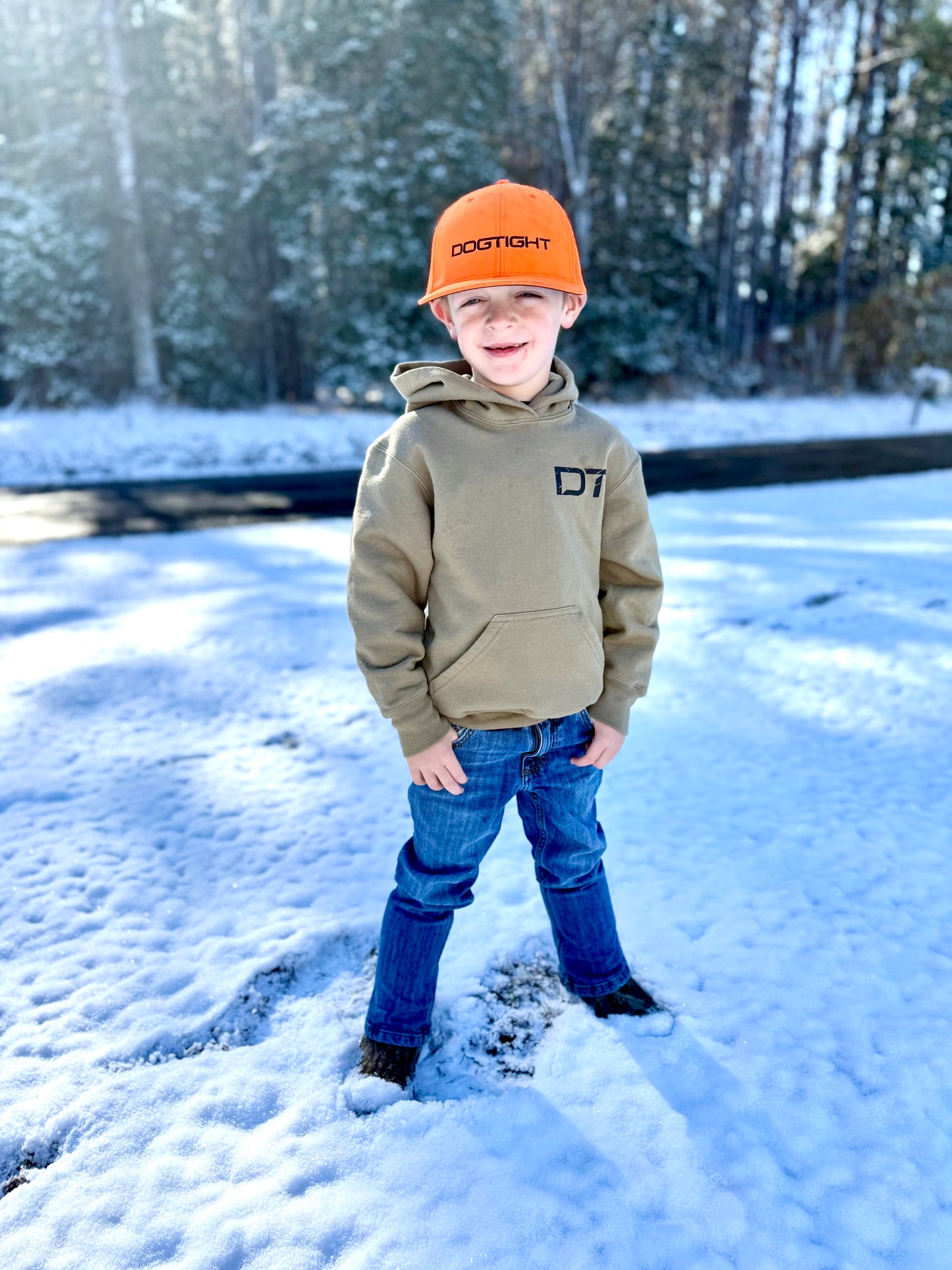 Coyote Brown Hooded Sweatshirt (Youth Available)