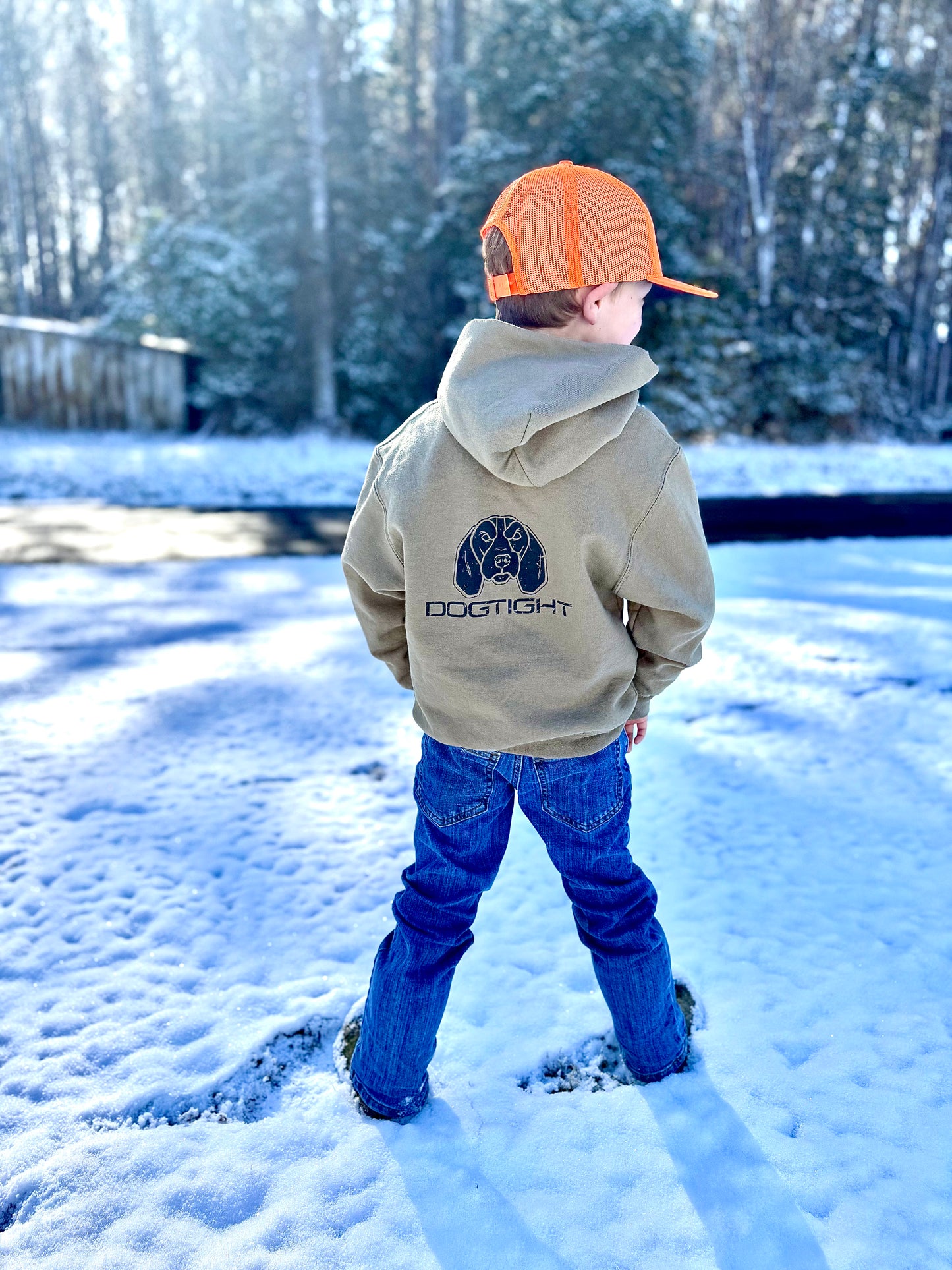 Coyote Brown Hooded Sweatshirt (Youth Available)